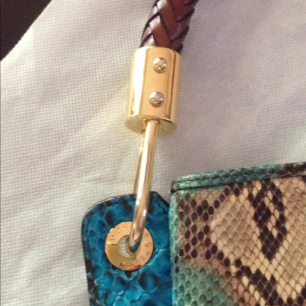 Michael Kors Aqua Python Purse - image 2